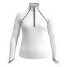 Solid Sun Protection Trainingsjacke Damen-Weiß