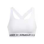 Under Armour Bekleidung Under Armour Crossback Mid Sport-BH Damen - weiß, schwarz