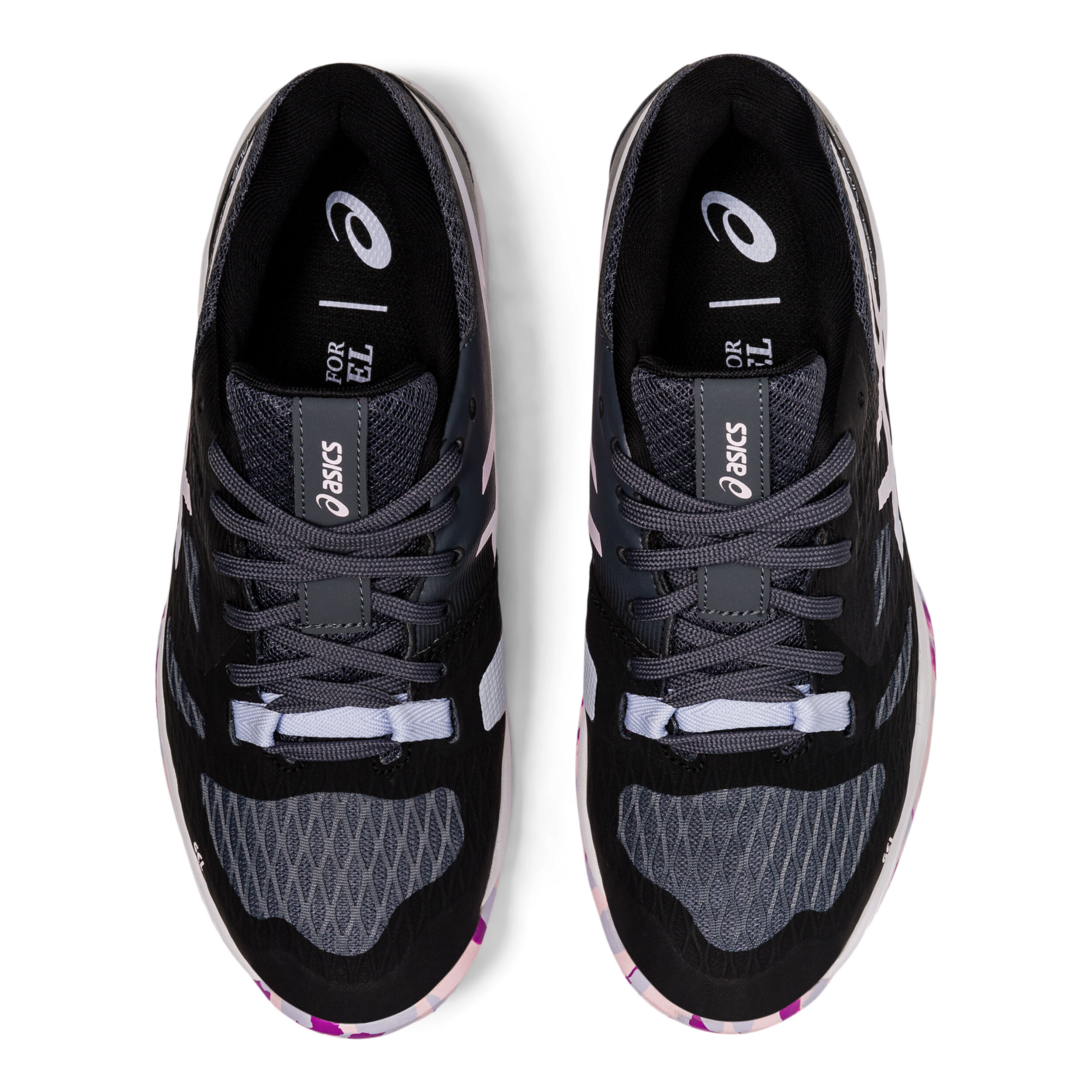 Lima Padelschuh Damen Schwarz Rosa