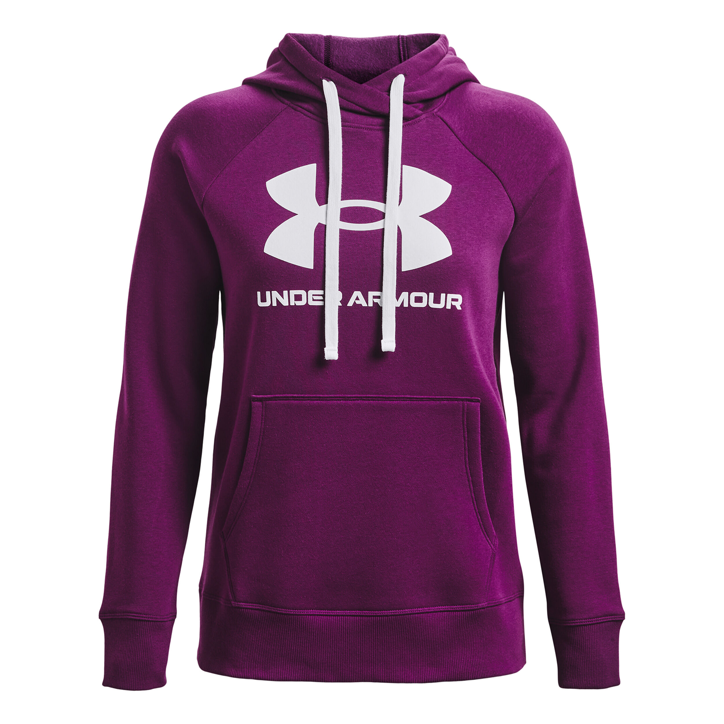 Under Armour Rival Fleece Logo Hoody Damen Lila WeiB online kaufen Tennis Point DE