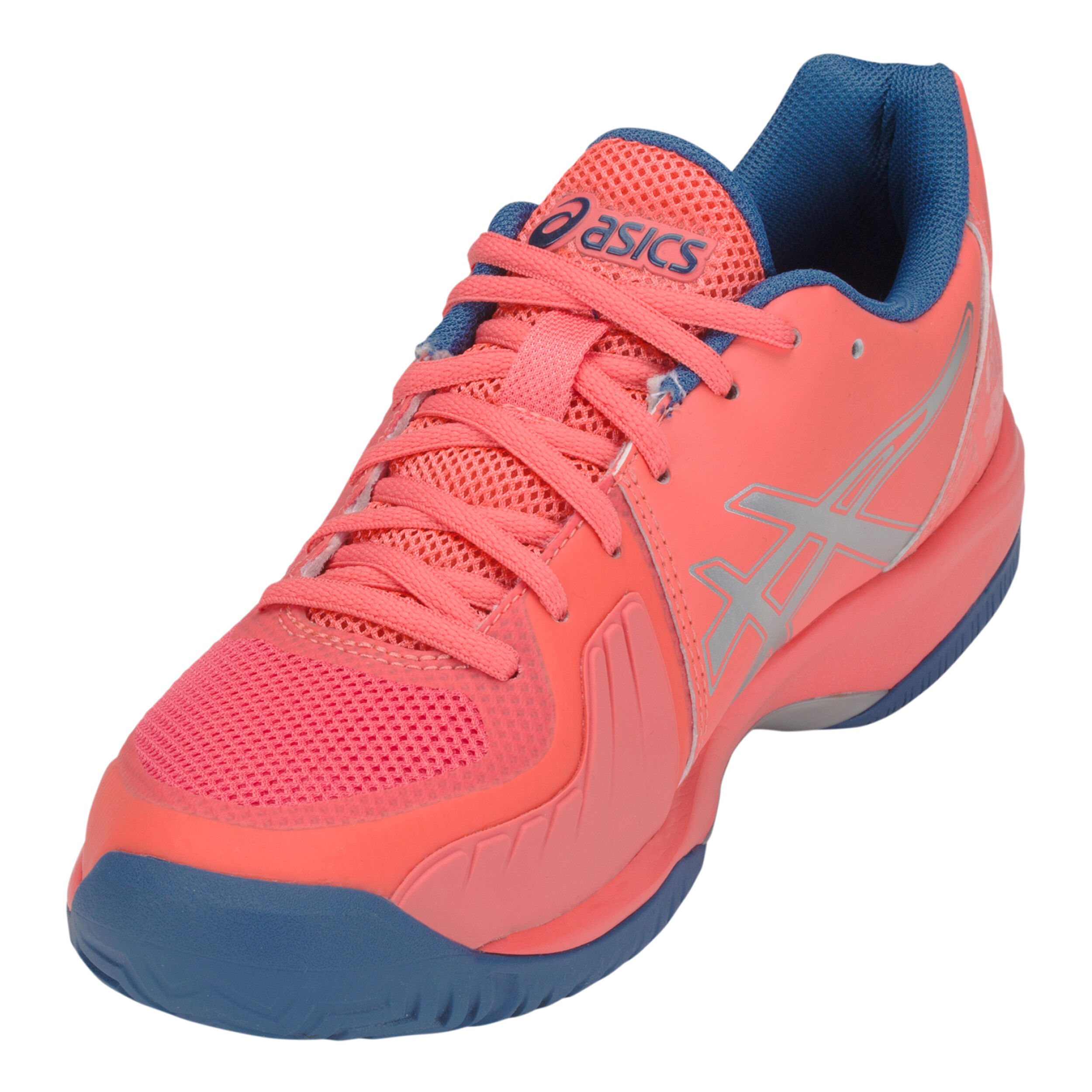 Gel Court Speed Allcourtschuh Damen Koralle Dunkelblau