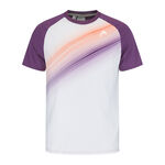HEAD Bekleidung HEAD Performance T-Shirt Herren - weiß, lila