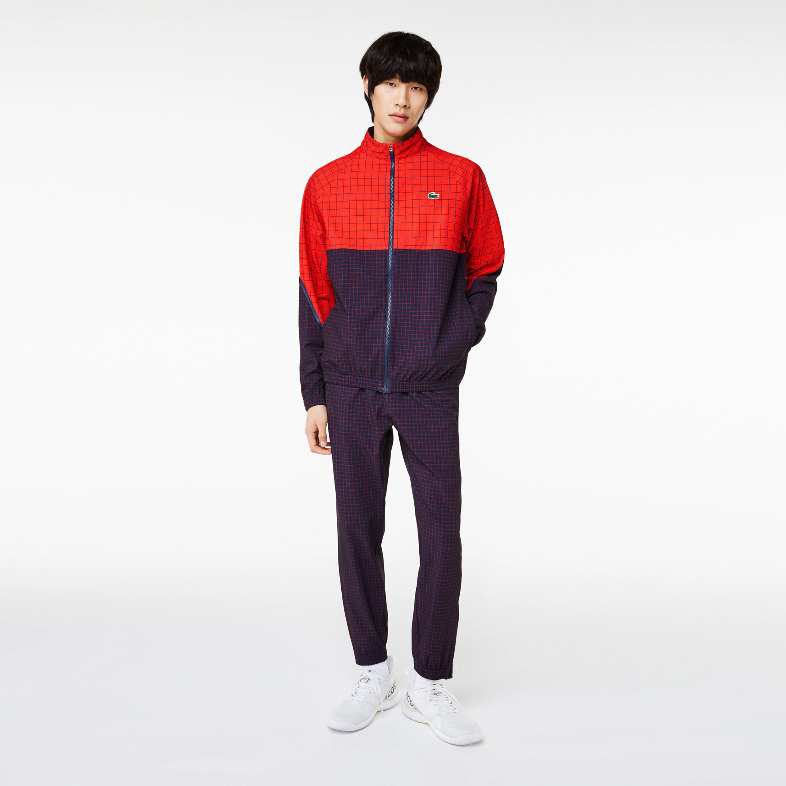 Lacoste Trainingsanzug Herren Rot Blau online kaufen Tennis