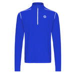 BIDI BADU Bekleidung BIDI BADU Zac Tech Half Zip Longsleeve Herren-Blau,Weiß