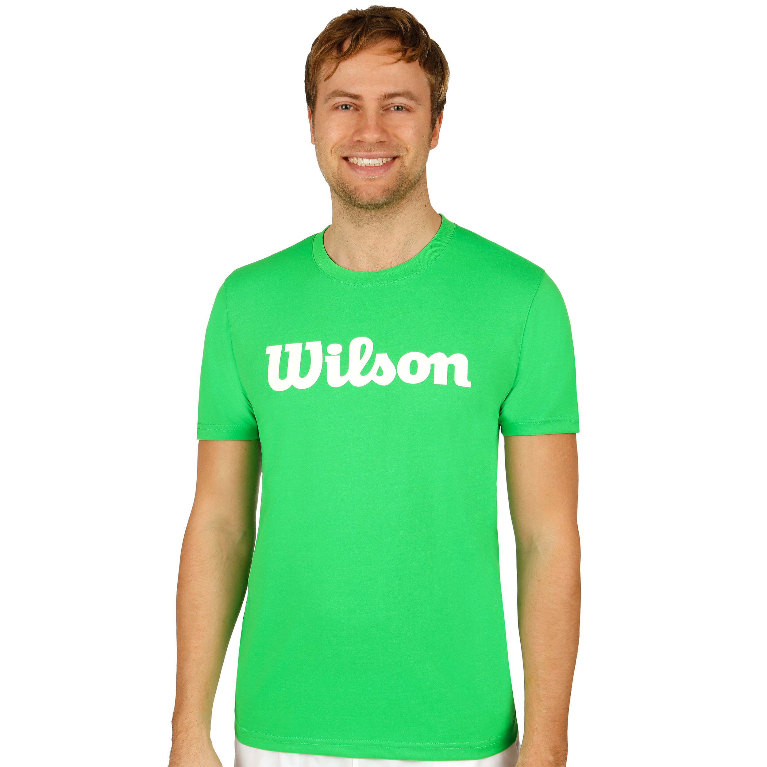 Wilson Herren Uw Ii Script Tech Tee  T-Shirt grün NEU 