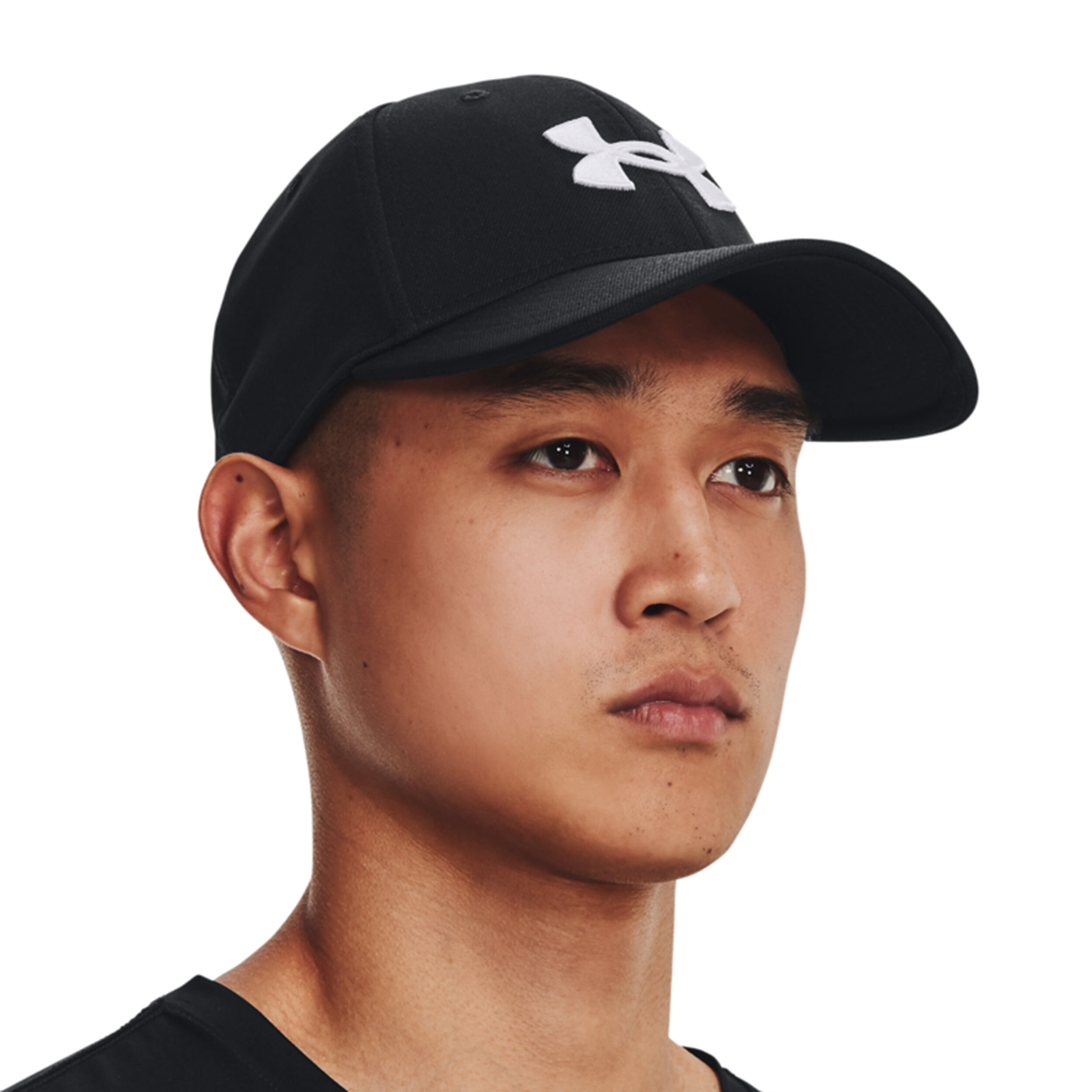 Black under armour hat online