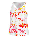 BIDI BADU Bekleidung BIDI BADU Wild Arts Chill Tank-Top Damen-Weiß,Mehrfarbig