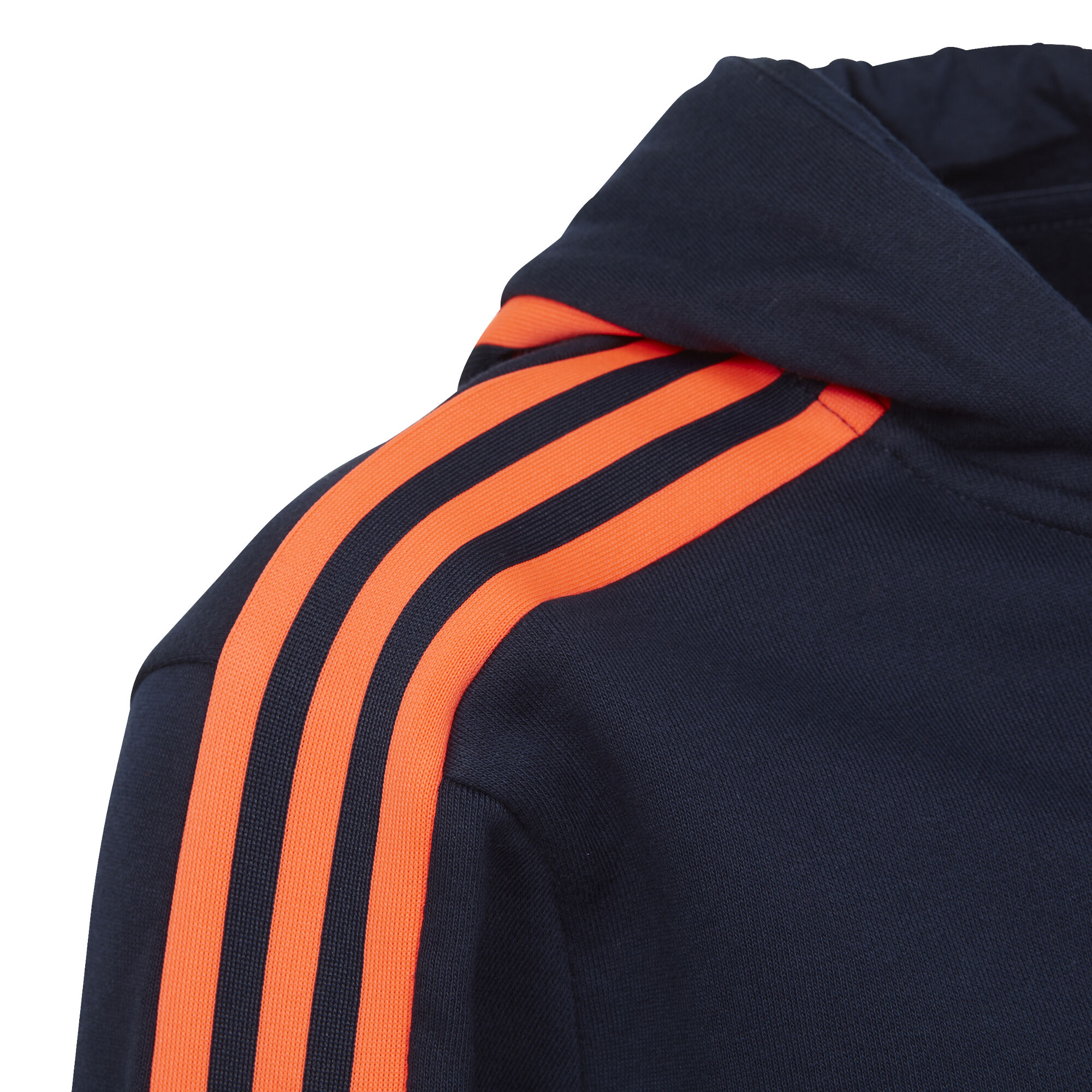 3 Stripes Sweatjacke Jungen Dunkelblau Orange