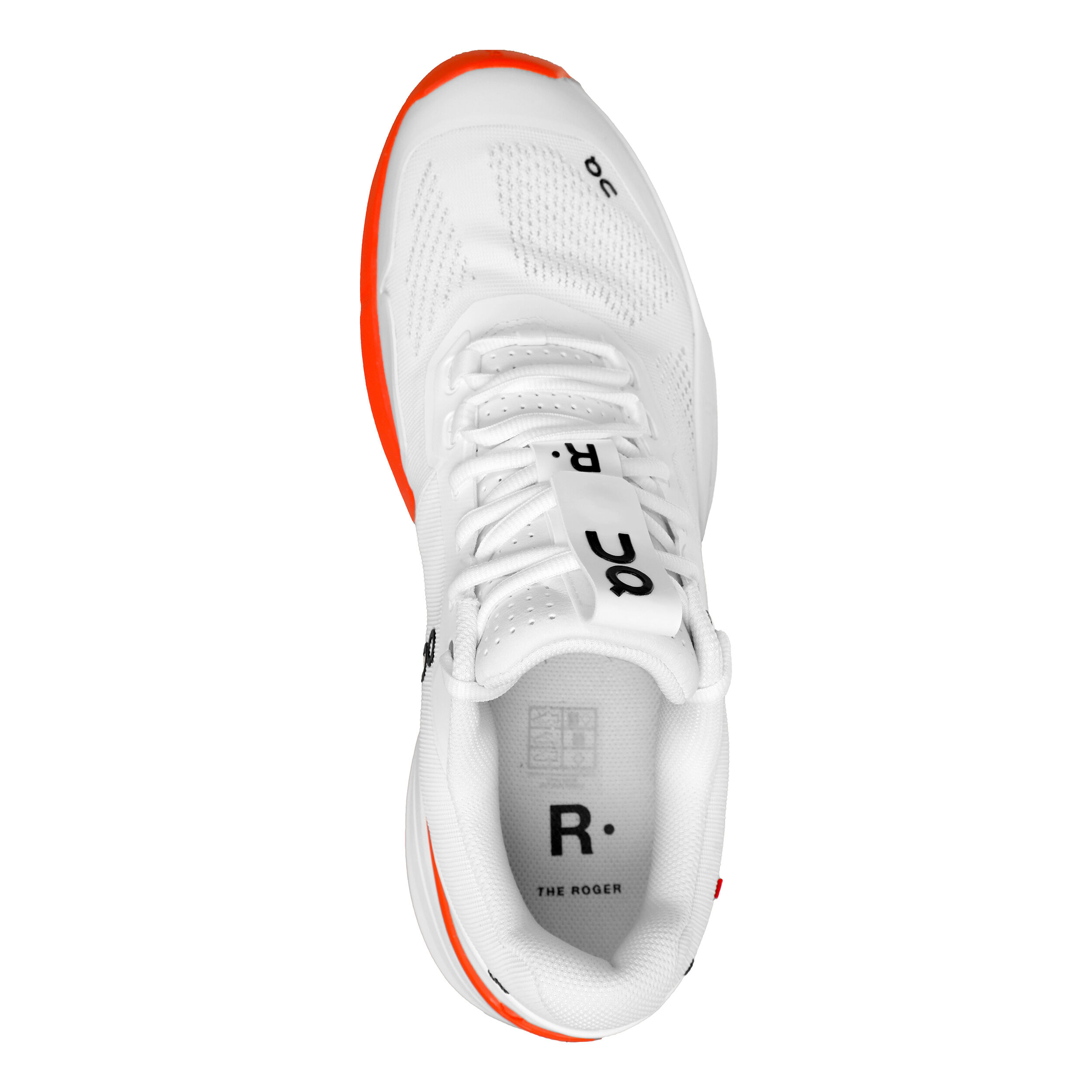 The Roger Pro Sandplatzschuh Herren Wei Orange