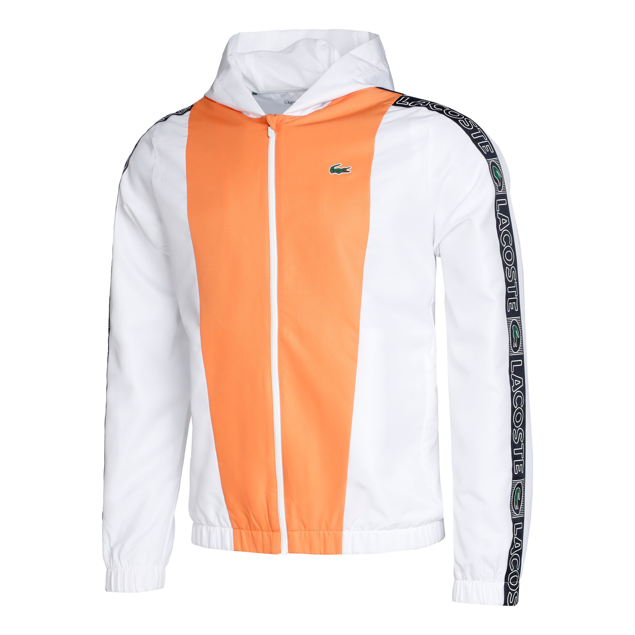 Survet lacoste blanc orange top