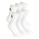 adidas Bekleidung adidas Crew Sportswear Ankle Sportsocken 6er Pack-Weiß,Schwarz