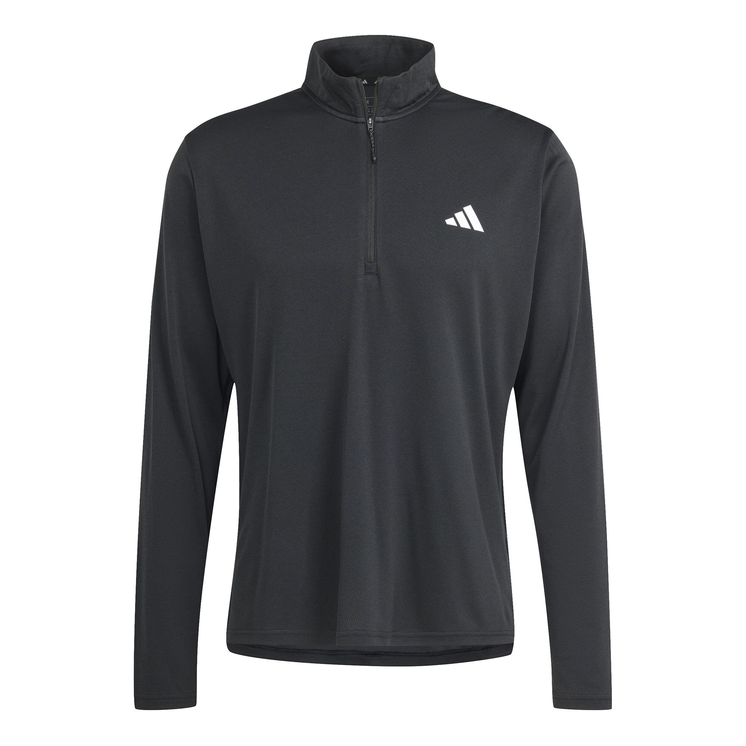 Essentials 1 4 Zip Longsleeve Herren Schwarz