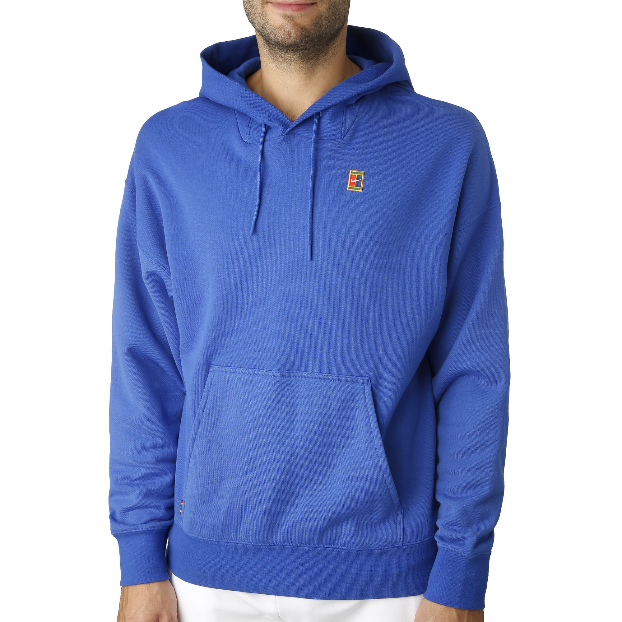 Nike Court Heritage Fleece Hoody Herren - Blau, Mehrfarbig ...