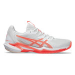 ASICS Tennisschuhe ASICS Solution Speed FF 3 Sandplatzschuh Damen - weiß, koralle