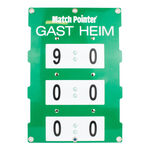 Tegra Platzbedarf Tegra Match-Pointer Gr&ouml;&szlig;e S,35x50 Cm Spielstandsanzeige-Gr&uuml;n
