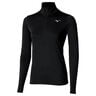 Core Impulse Half Zip Laufshirt Damen-schwarz