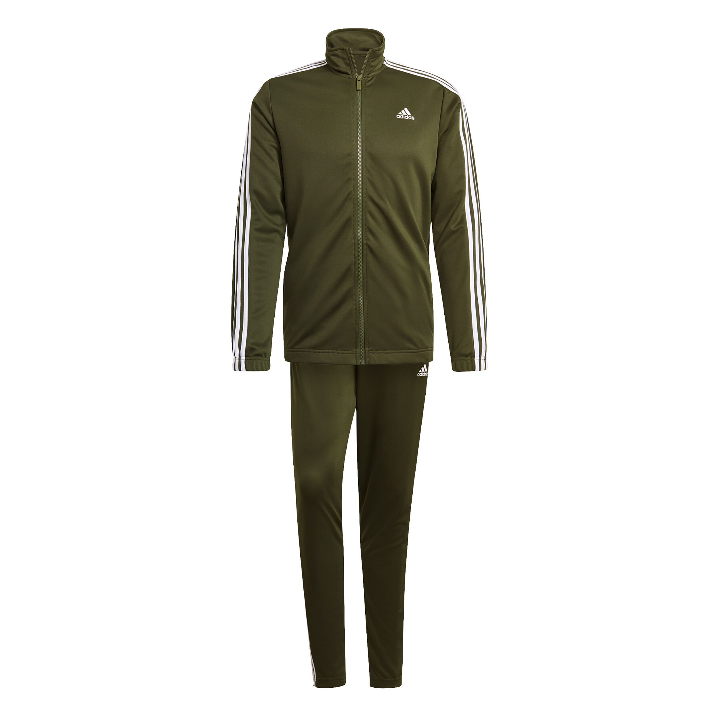 Athletic Tiro Trainingsanzug Herren Oliv WeiB