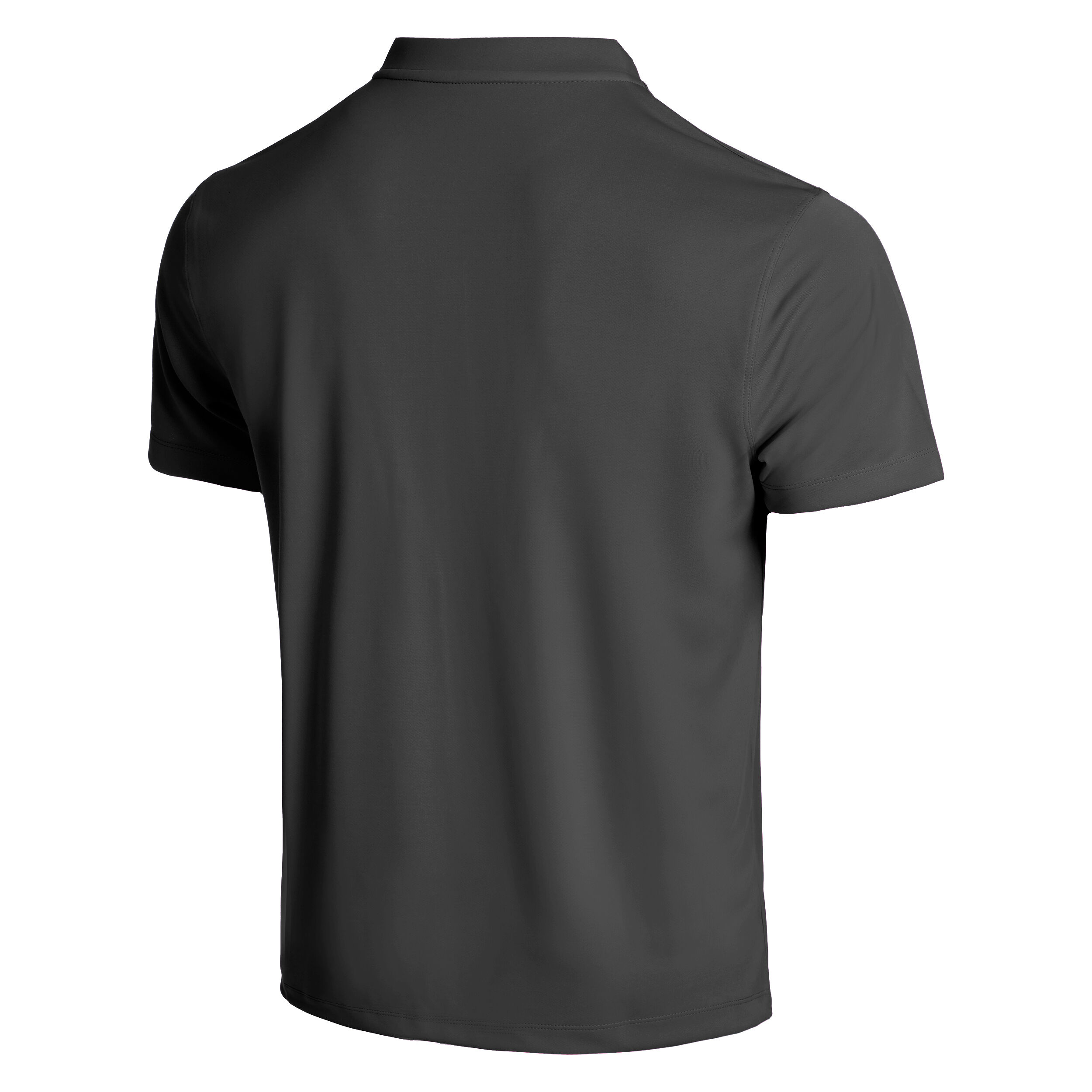 Solid black polo on sale