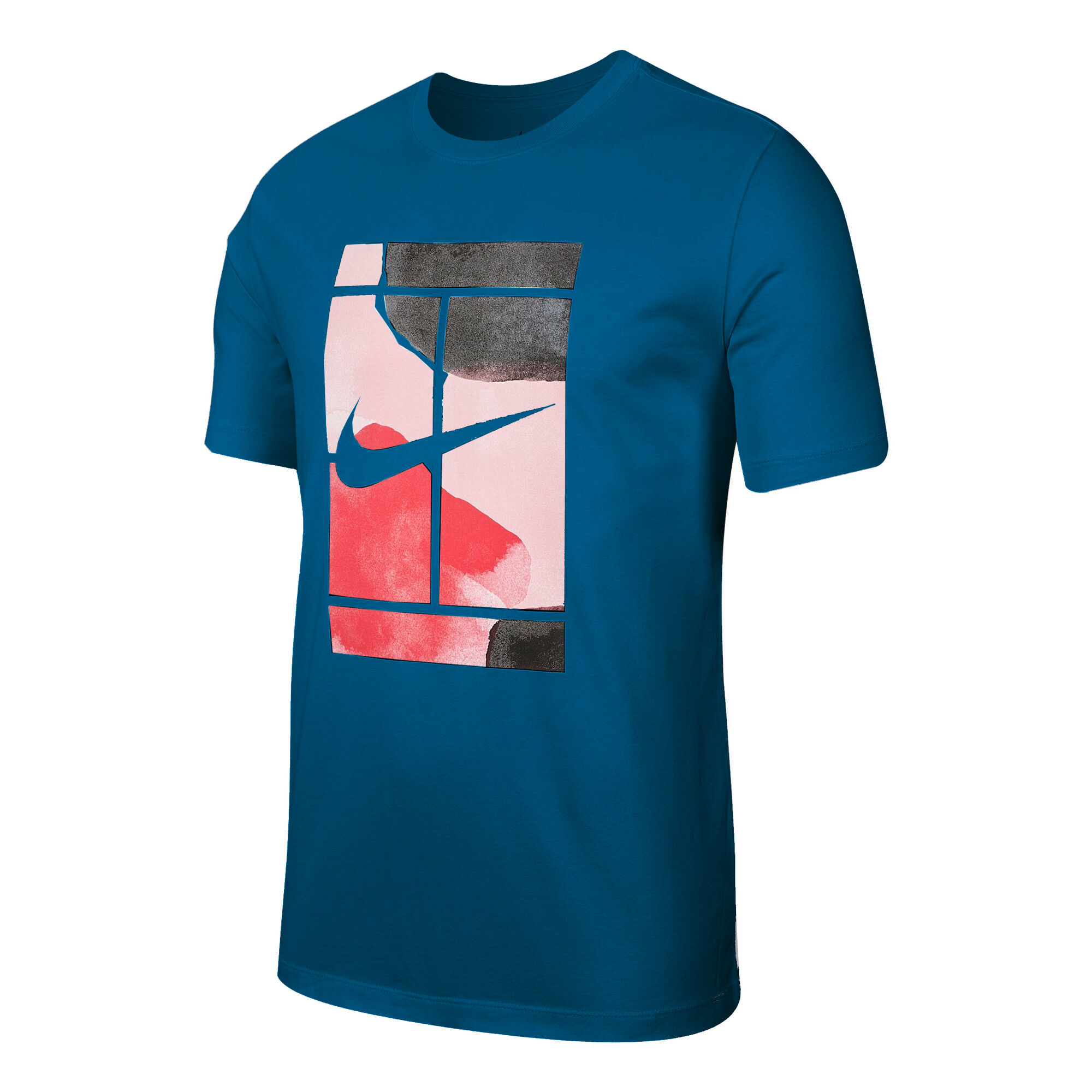 Nike Court Essential T Shirt Herren Petrol Mehrfarbig online kaufen