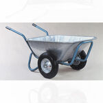 Tegra Platzbedarf Tegra Schubkarre-Silber