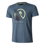 Quiet Please Bekleidung Quiet Please Portal T-Shirt Herren - blau, 
