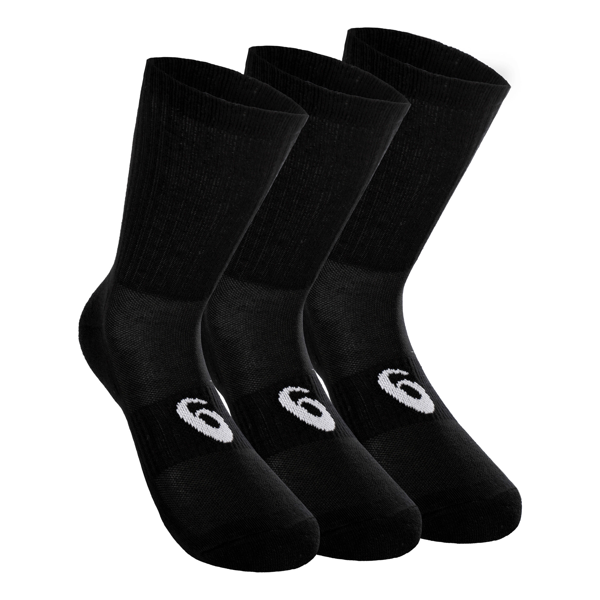 Crew Sportsocken 3er Pack Schwarz WeiB
