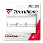 Tecnifibre Overgrips Tecnifibre Contact Slim 3er Pack-Weiß