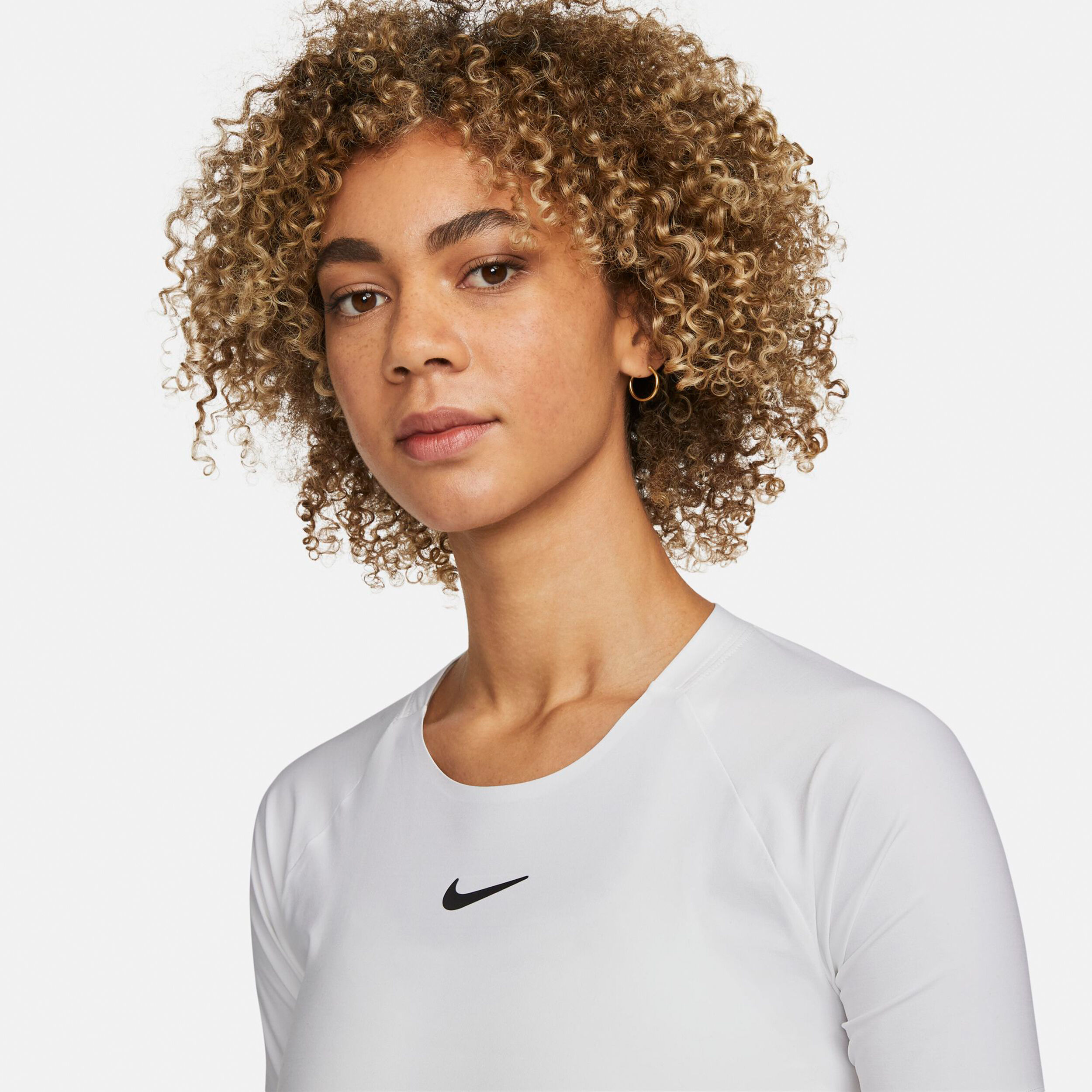 Court Advantage Dri Fit T Shirt Damen WeiB