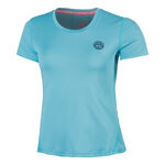 BIDI BADU Bekleidung BIDI BADU Eve Tech Roundneck T-Shirt Damen-Hellblau