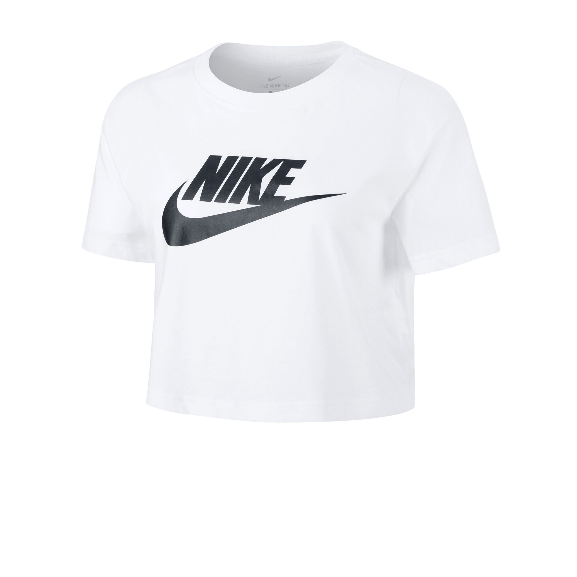 Women's Activewear Clothing, Nike T-Shirt in Weiß mit Logo und Ärmeln mit  kontrastierendem Punktemuster, Glyder