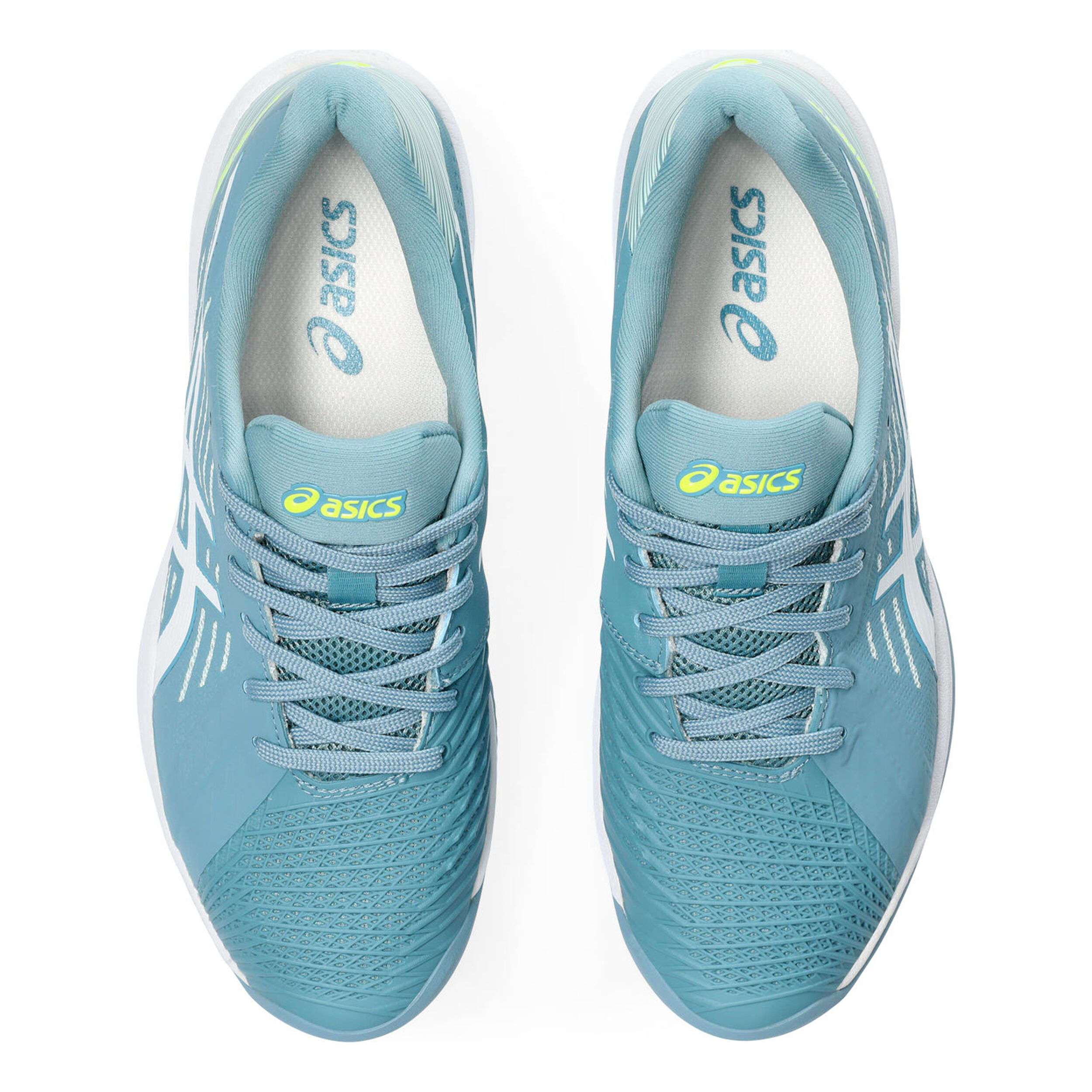 ASICS Solution Swift FF Sandplatzschuh Damen Petrol WeiB online kaufen Tennis Point DE