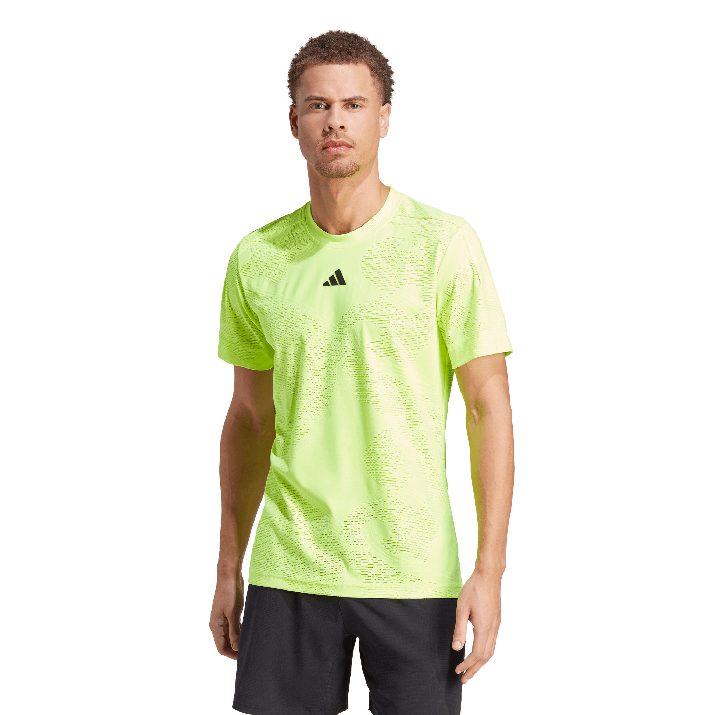Adidas t shirt top herren neon grün