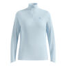 Essential 1/2 Zip Laufshirt Damen-hellblau