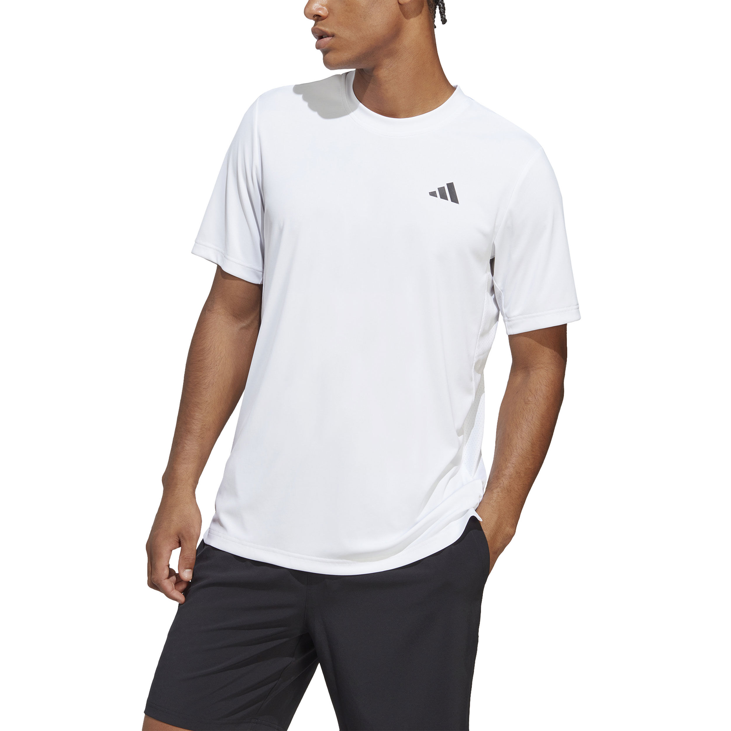 Adidas t clearance shirt weiß herren