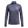 Tech Twist Warmup 1/2 Zip Longsleeve Damen-Blaugrau