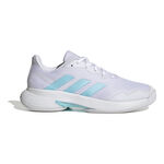 adidas Tennisschuhe adidas CourtJam Control Teppichschuh Damen-Weiß,Türkis