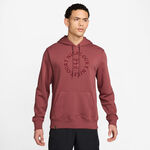 Nike Bekleidung Nike Court Dri-Fit Heritage Hoody Herren-weinrot