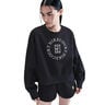 Court Phoenix Over-Oversized Crew Heritage Sweatshirt Damen-Schwarz