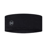 Buff Bekleidung Buff Merino Lightweight Stirnband-Schwarz