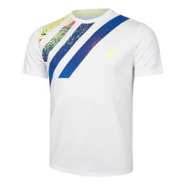 Flashy Retro Stripe Receiver Tee