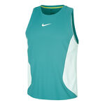 Nike Bekleidung Nike Court Dri-Fit Advantage Slam Tank-Top Herren-Petrol,Weiß