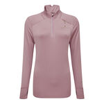 Ronhill Bekleidung Ronhill Tech Prism 1/2 Zip Laufshirt Damen-Altrosa