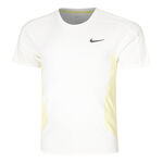 Nike Bekleidung Nike Court Dri-Fit Advantage Slam T-Shirt Herren-Wei&szlig;,Limette