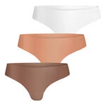 Bj&ouml;rn Borg Bekleidung Bj&ouml;rn Borg Invisible String 3er Pack Damen-Beige