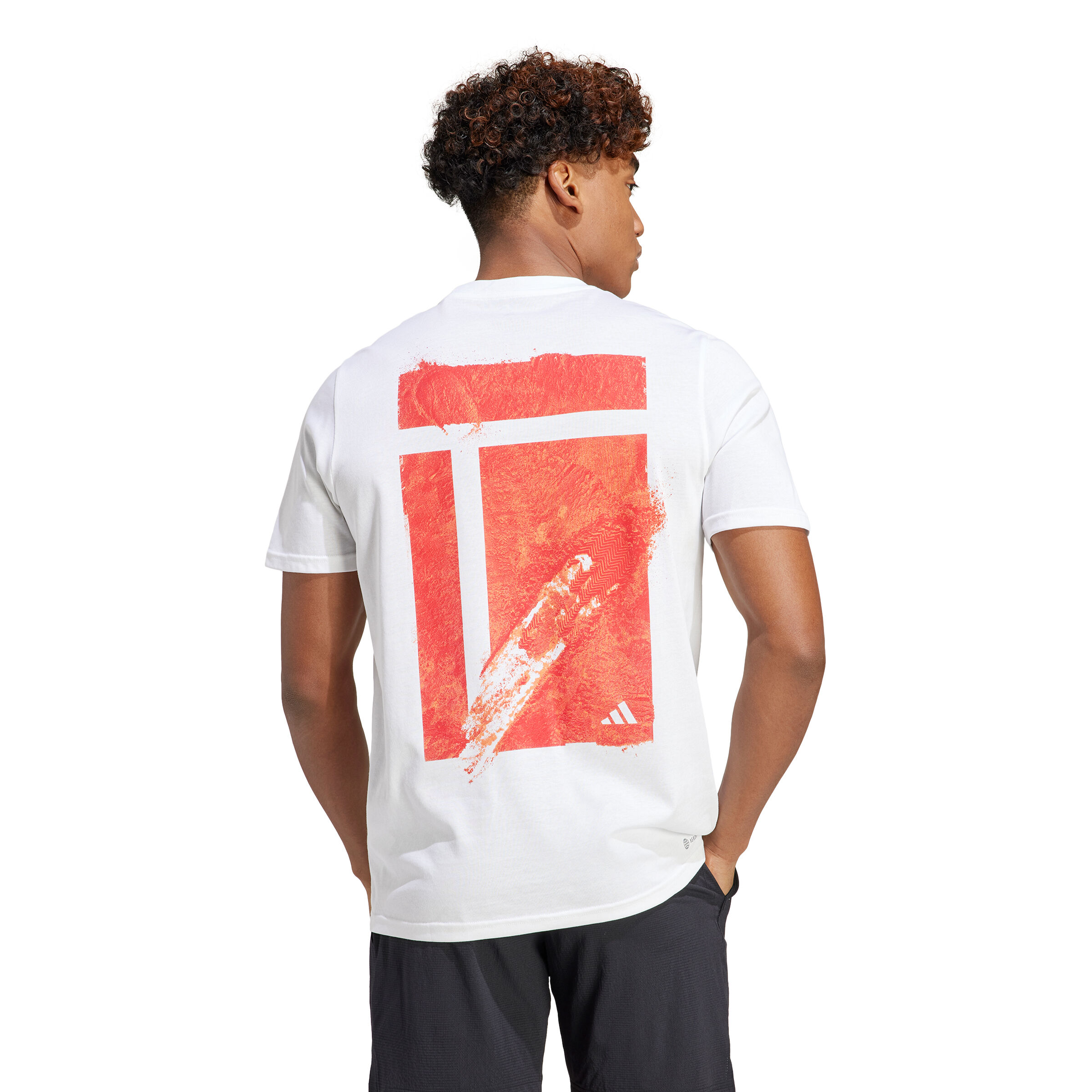 adidas T Shirt Herren Wei Rot online kaufen Tennis Point DE