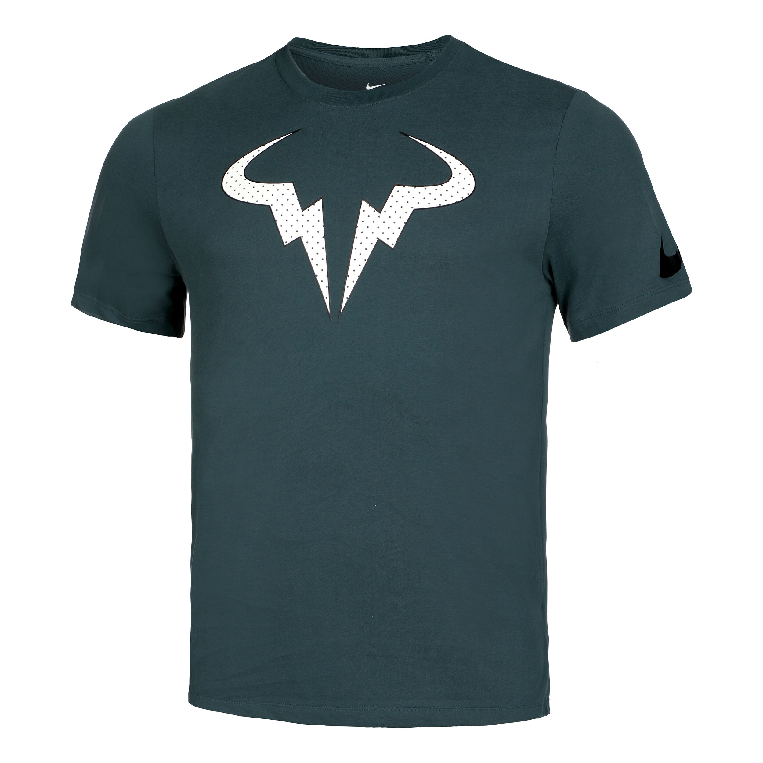 Dri Fit Court Rafael Nadal T Shirt Herren Petrol WeiB
