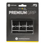 Tennis-Point Overgrips Tennis-Point Premium Grip 3er Pack-Schwarz