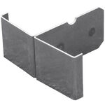 Tegra Platzbedarf Tegra Bodenanker Ersatz-Silber