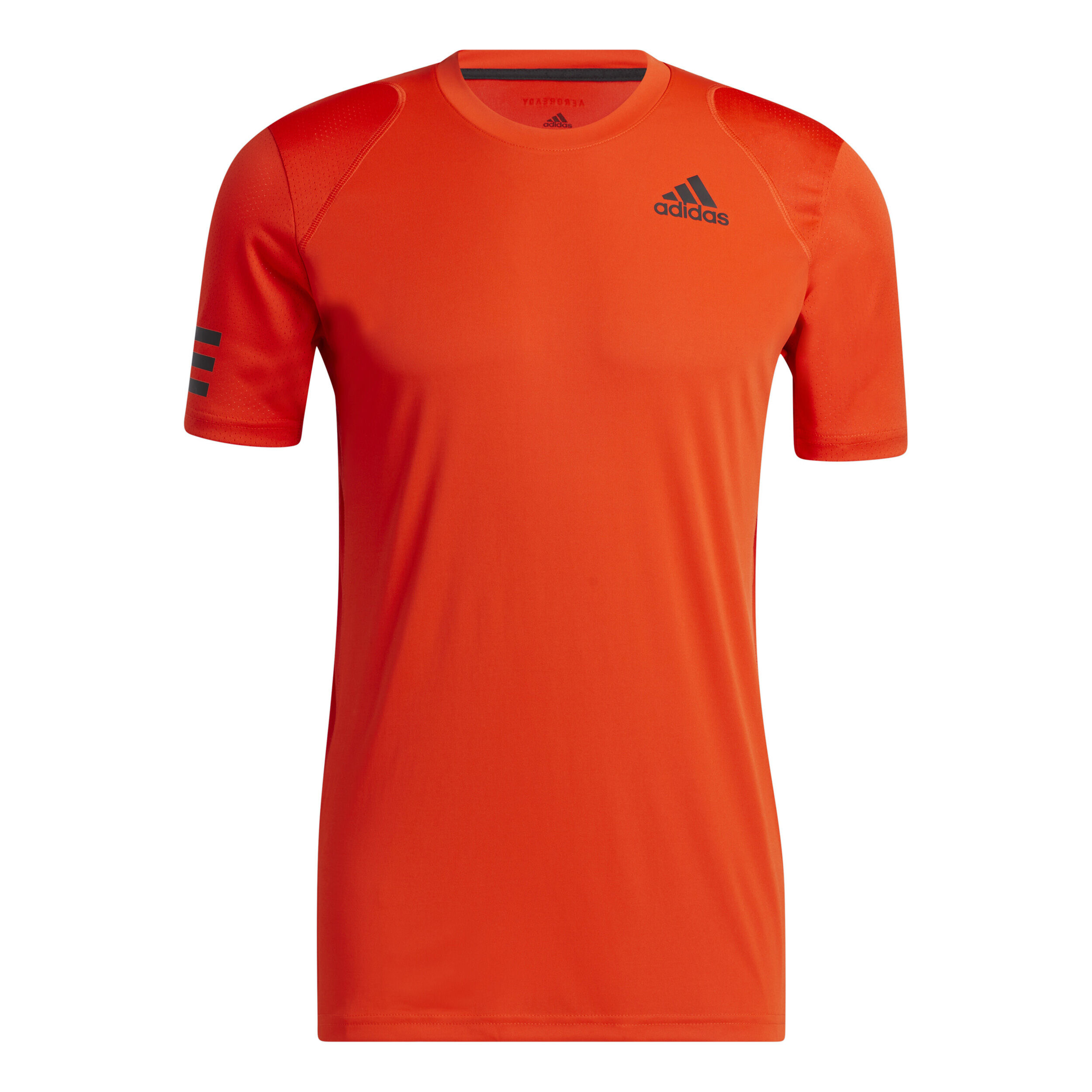Club 3 Stripes T Shirt Herren Orange