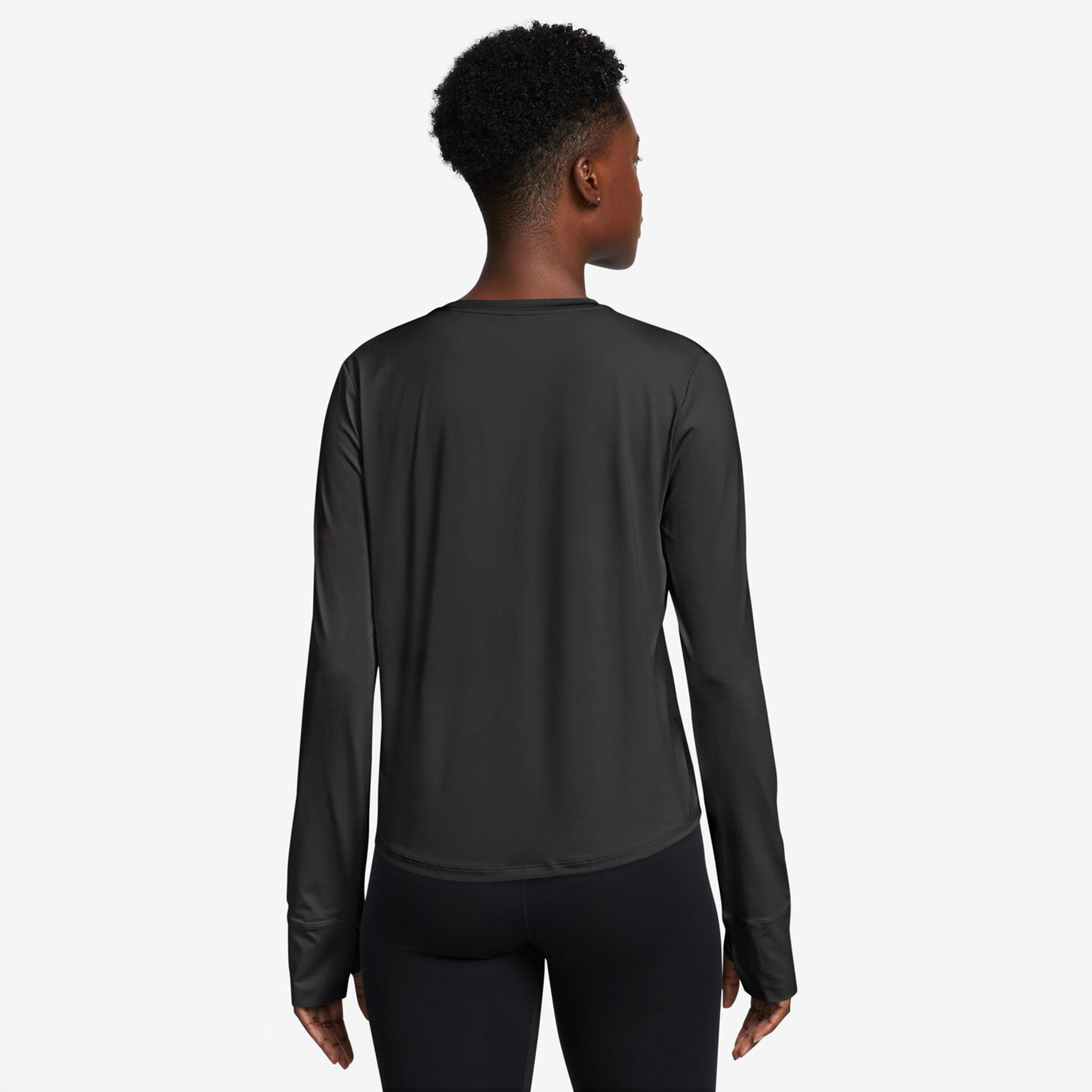 Black nike long sleeve women's store